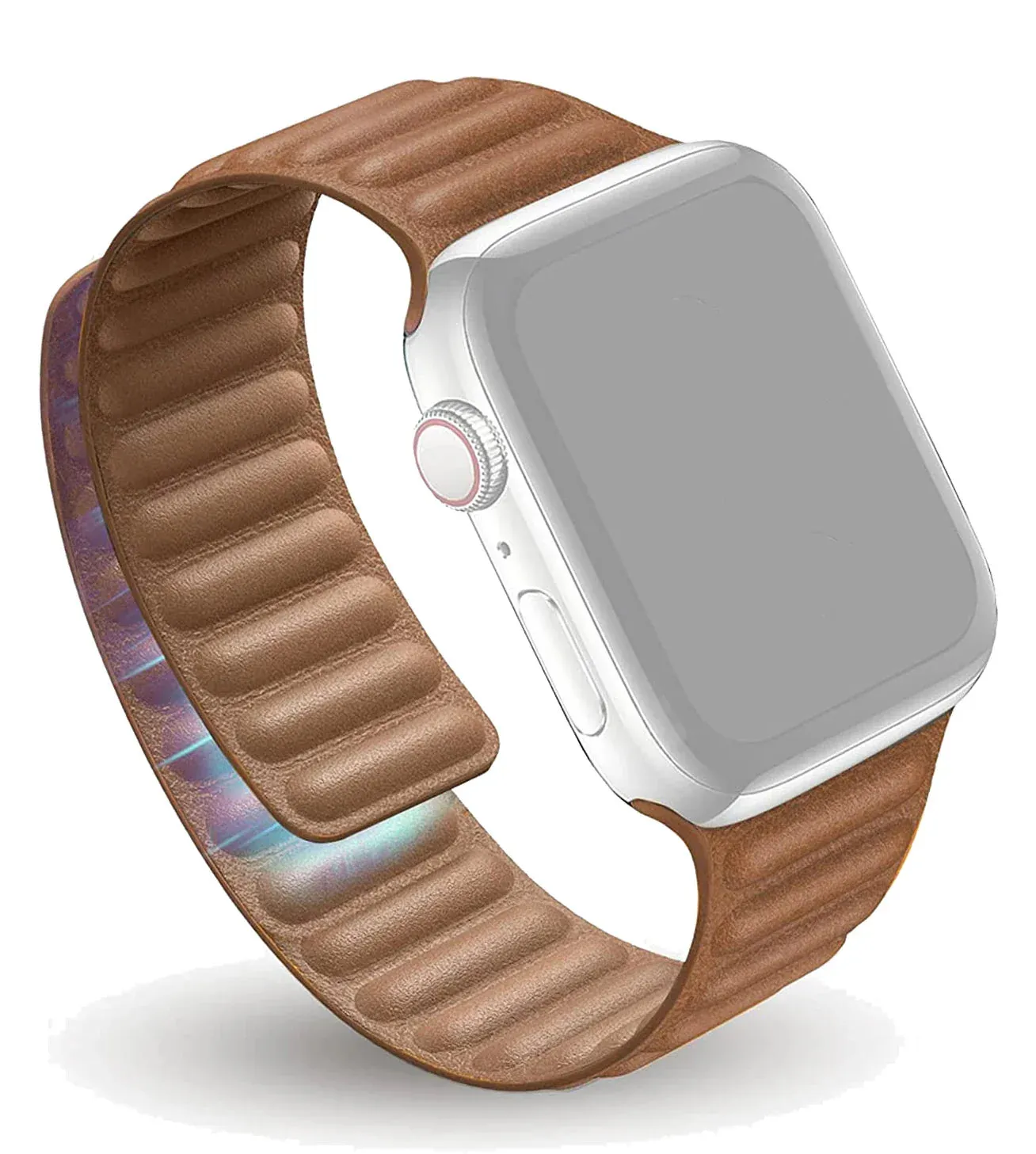 Apple Watch Leather Band - Premium Magnetic Loop Strap sold by Zulily product image thumbnail 2