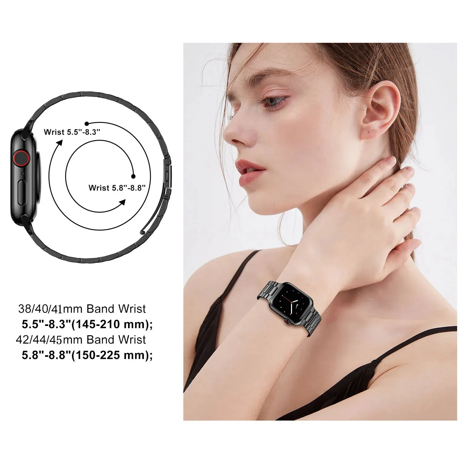 Apple Watch Stainless Steel Band - Premium Metal Bracelet sold by Zulily product image thumbnail 4