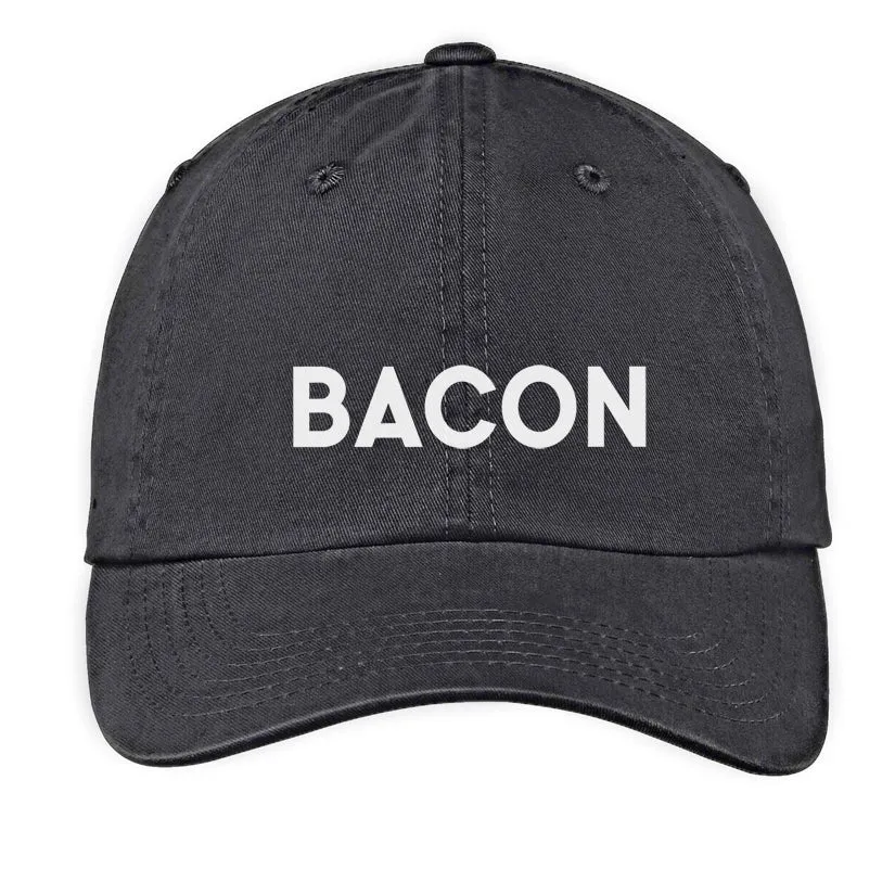 Bacon Baseball Cap sold by Zulily product image thumbnail 4
