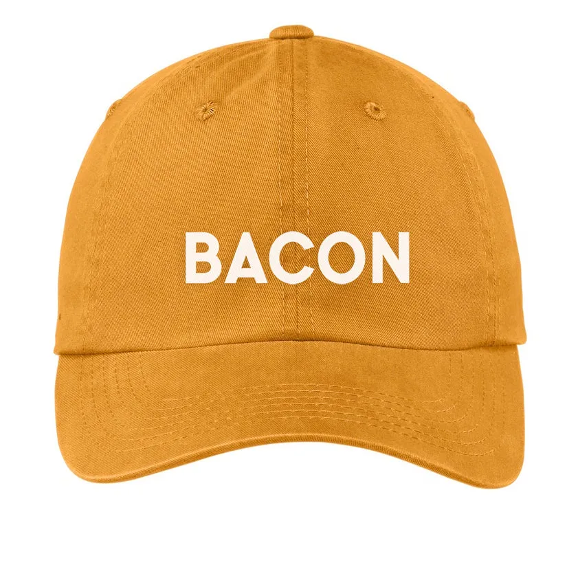 Bacon Baseball Cap sold by Zulily product image thumbnail 2