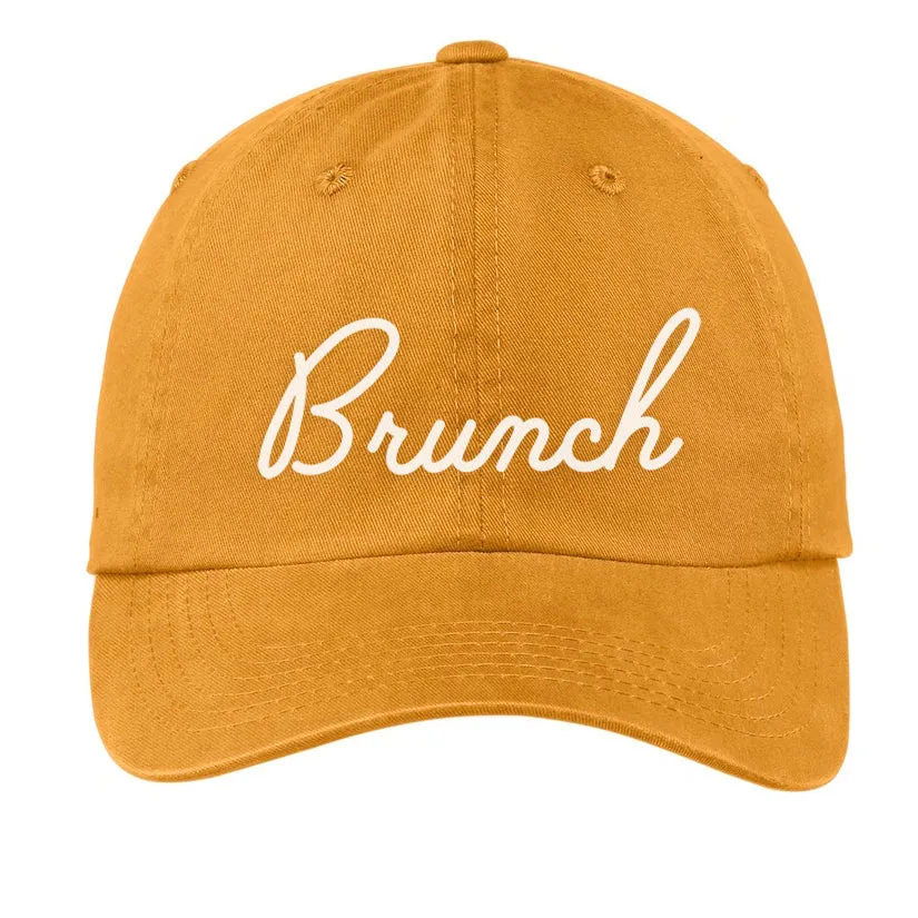 Brunch Cursive Baseball Cap sold by Zulily