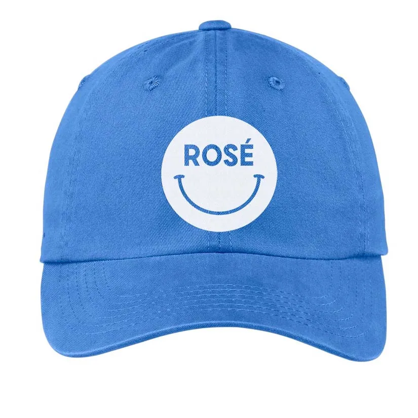 Rosé Smile Baseball Cap sold by Zulily product image thumbnail 4