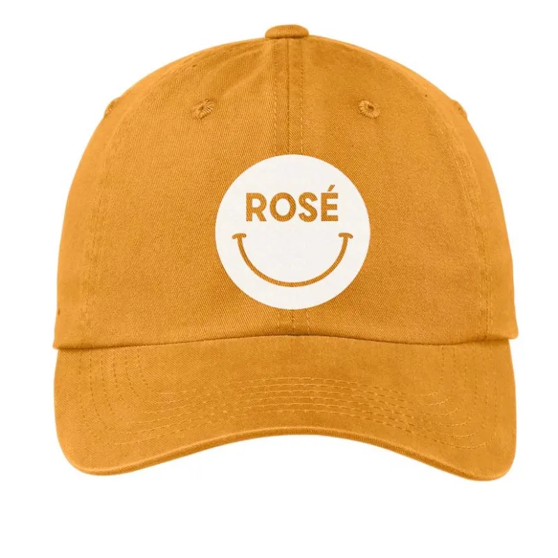 Rosé Smile Baseball Cap made by Zulily
