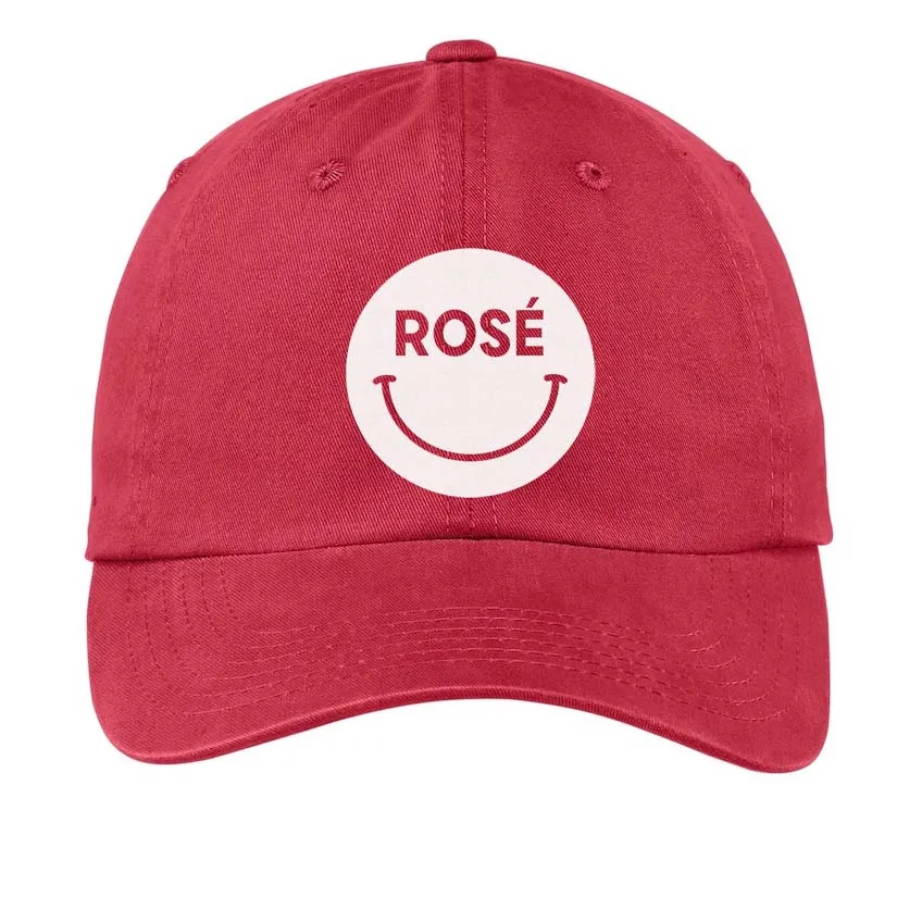 Rosé Smile Baseball Cap sold by Zulily product image thumbnail 2
