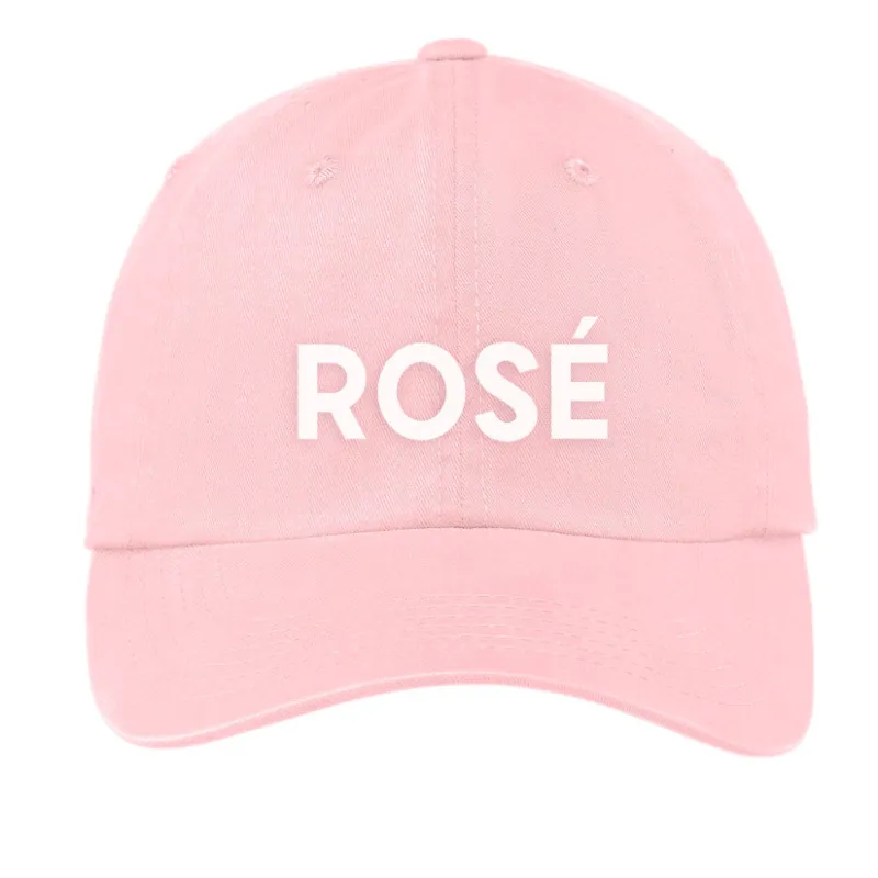 Rosé Baseball Cap made by Zulily