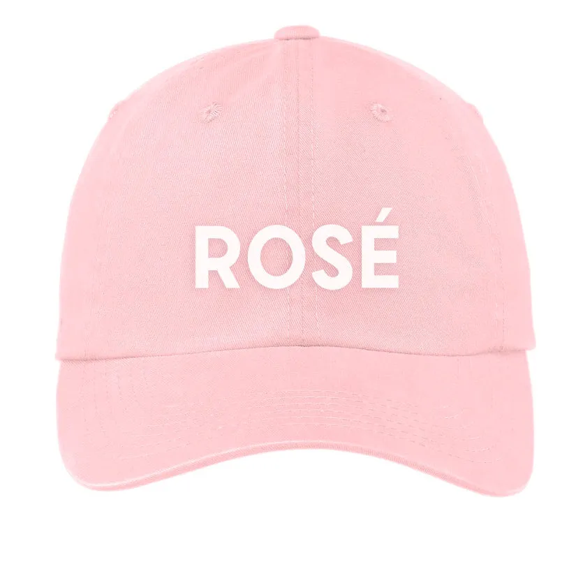 Rosé Baseball Cap sold by Zulily