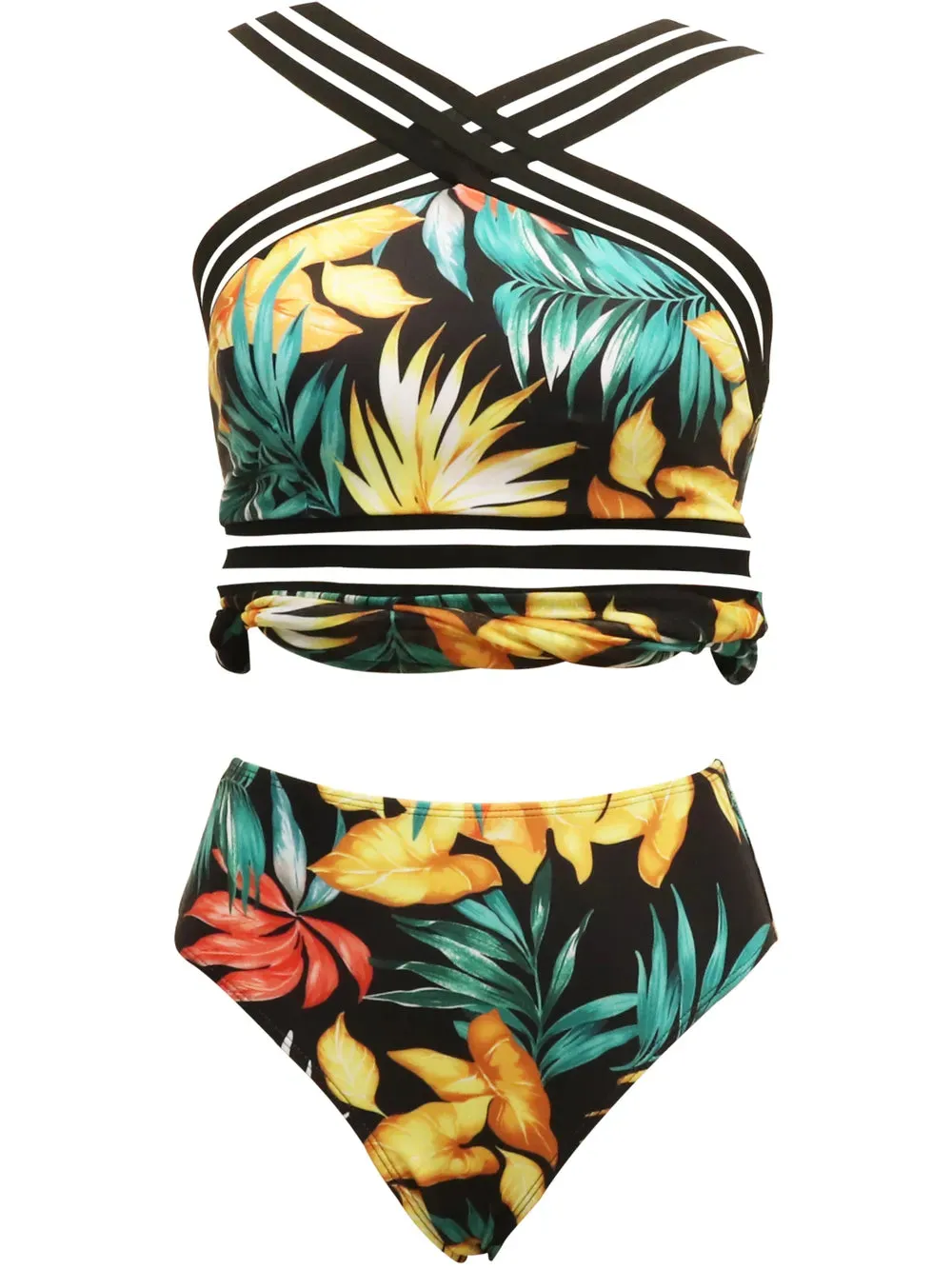 Cutout Printed Two-Piece Swim Set sold by Zulily product image thumbnail 5