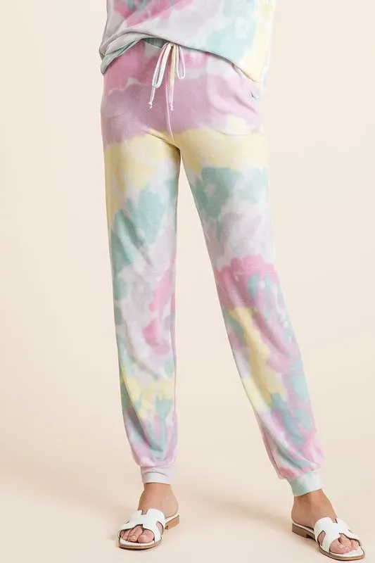 BiBi Tie Dye French Terry Casual Pants sold by Zulily product image thumbnail 4