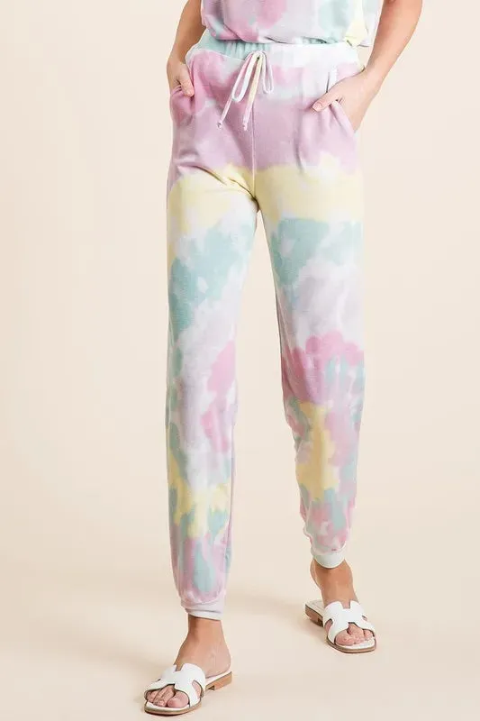 BiBi Tie Dye French Terry Casual Pants sold by Zulily product image thumbnail 5