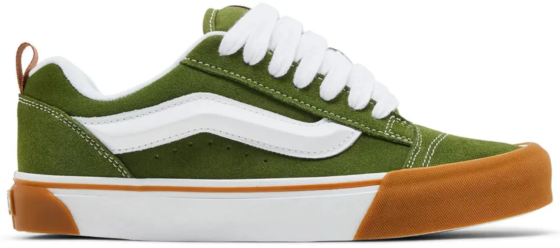 [vn0009qccib] Mens Vans Knu Skool - Green/white/brown made by Vans