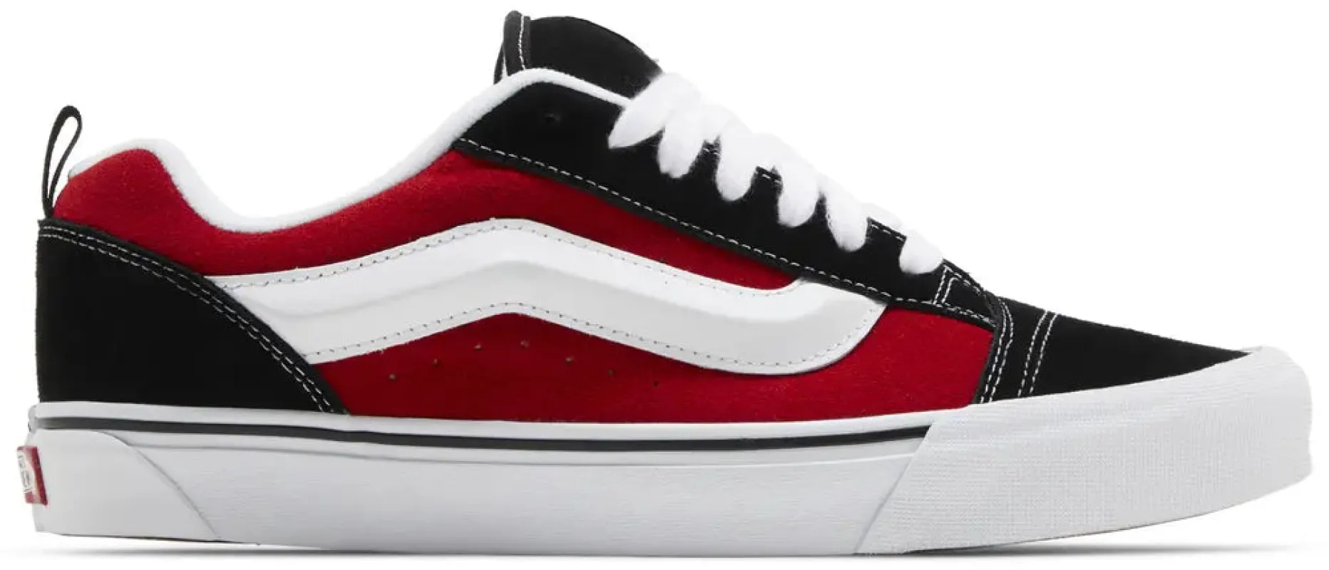[vn0009qc6rt] Mens Vans Knu Skool - Red/white/black made by Vans
