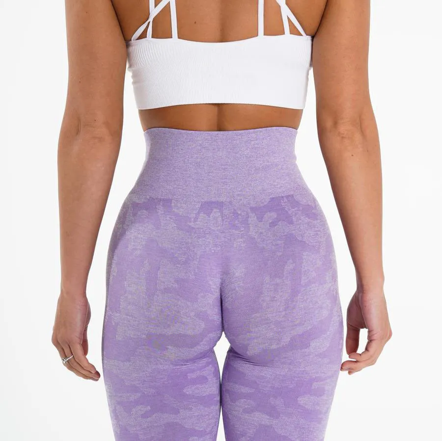 Snowflake Camouflage Seamless Yoga Pants – High Waisted Leggings sold by Zulily product image thumbnail 3