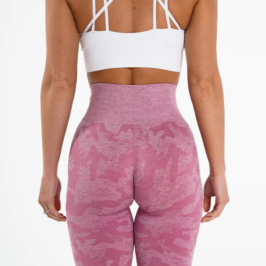 Snowflake Camouflage Seamless Yoga Pants – High Waisted Leggings sold by Zulily product image thumbnail 2