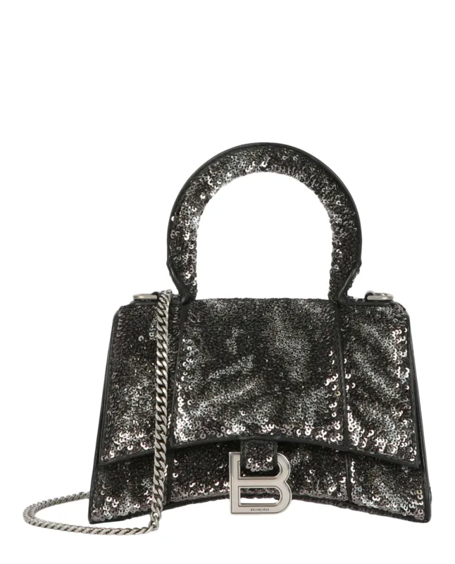 Balenciaga Hourglass Xs Top Handle Bag With Sequins made by Balenciaga