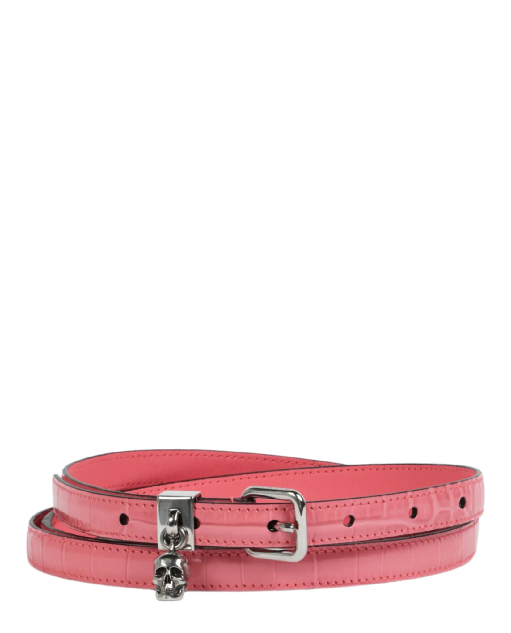 Alexander McQueen Thin Double Wrap Skull Belt sold by Zulily product image thumbnail 3