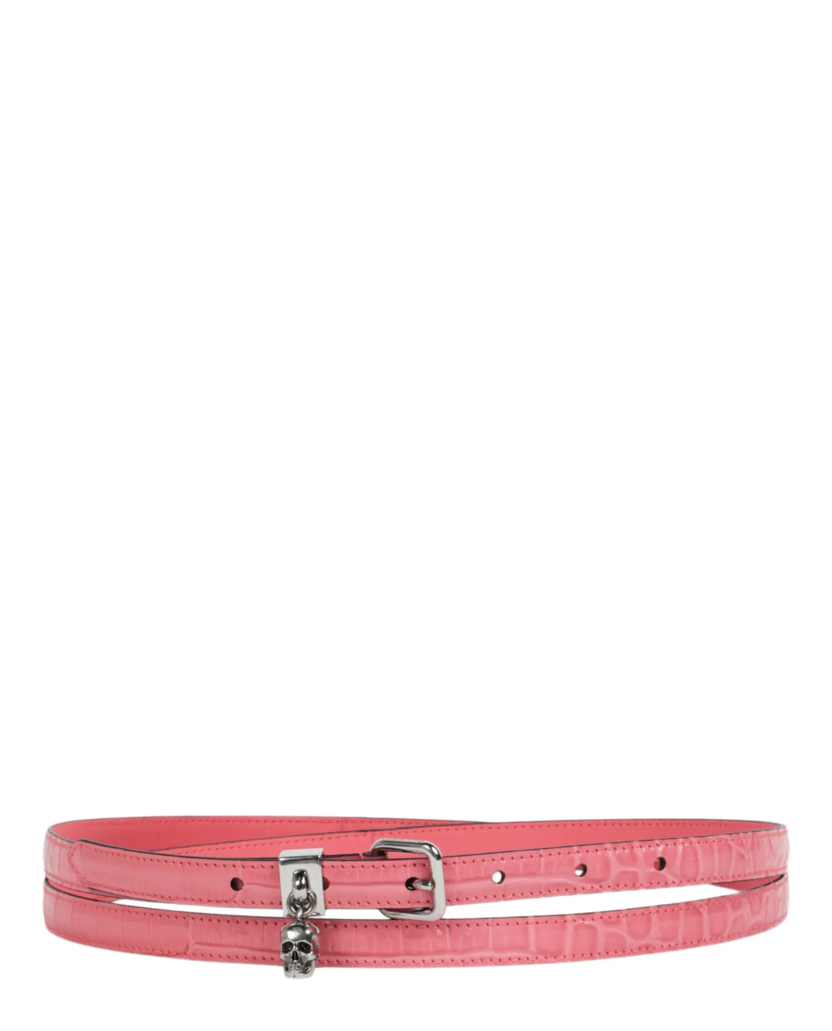 Alexander McQueen Thin Double Wrap Skull Belt sold by Zulily