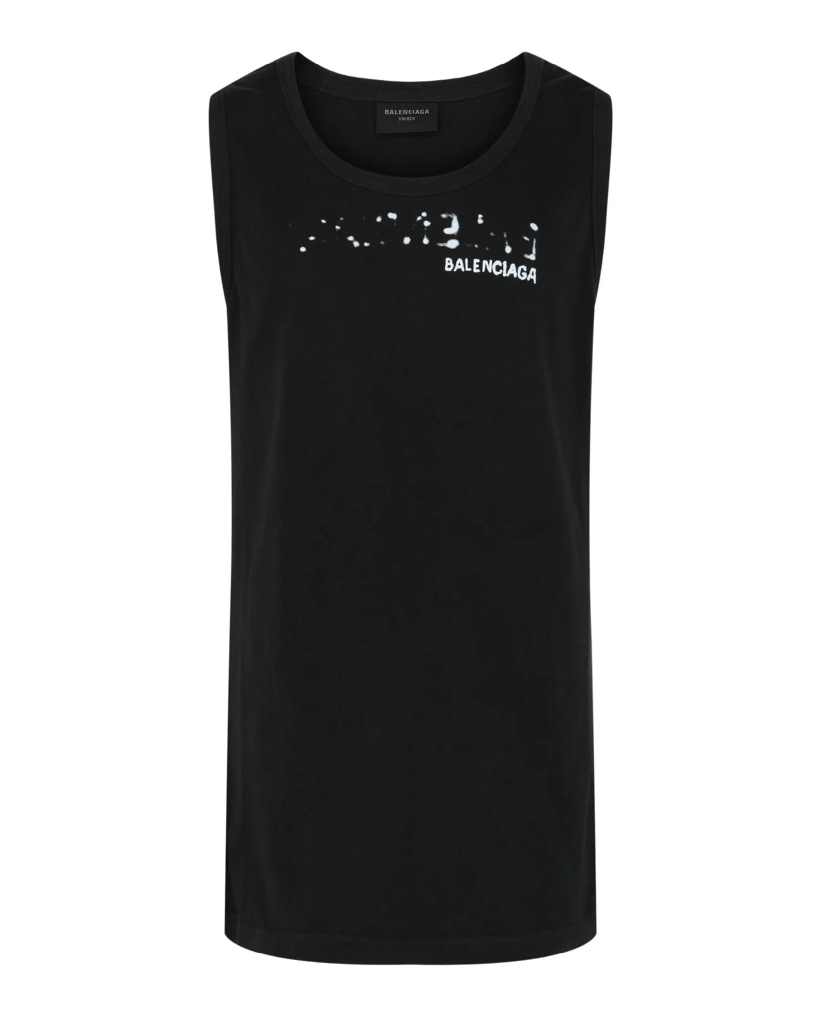 Balenciaga Logo Print Cotton Tank sold by Zulily