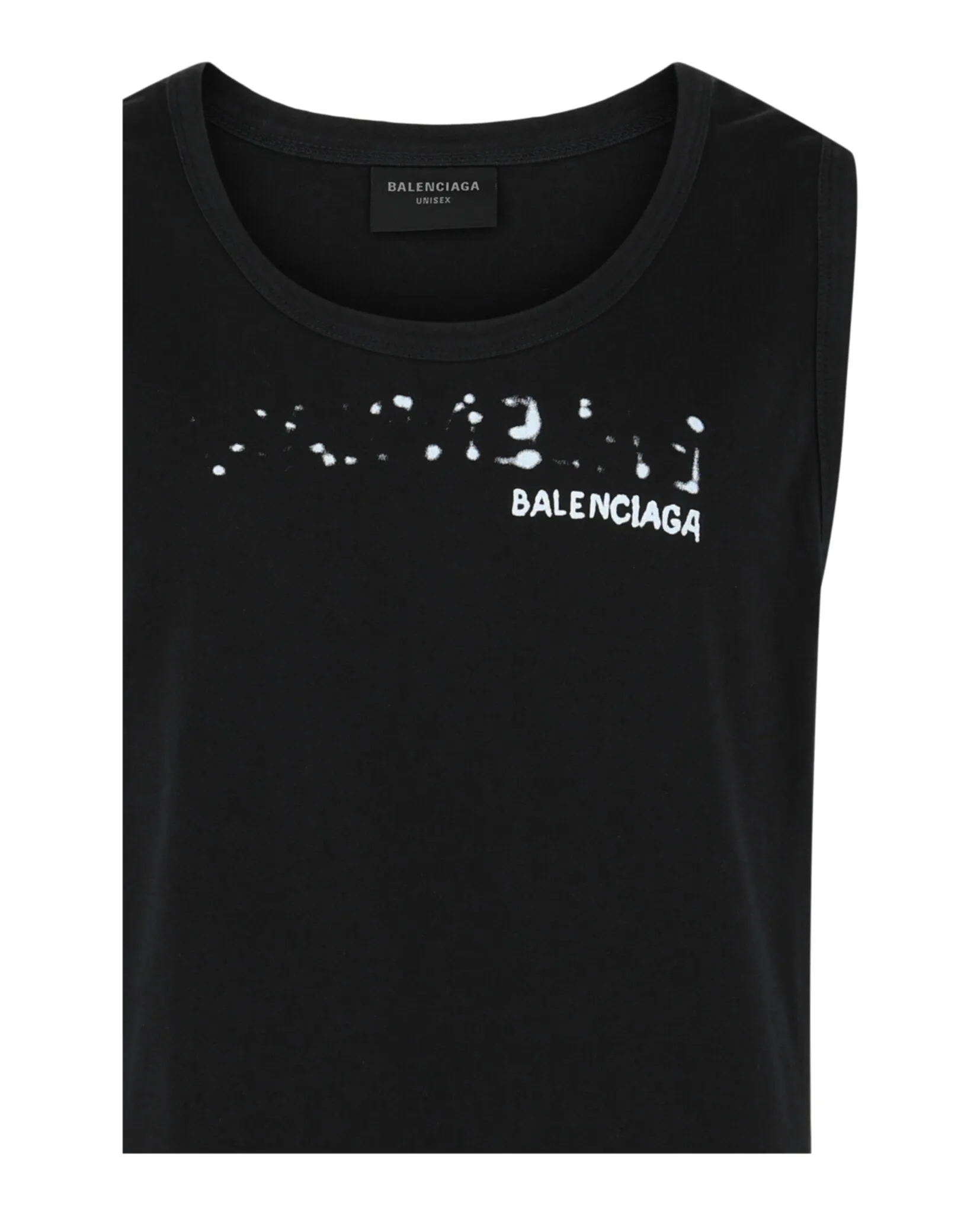 Balenciaga Logo Print Cotton Tank sold by Zulily product image thumbnail 3