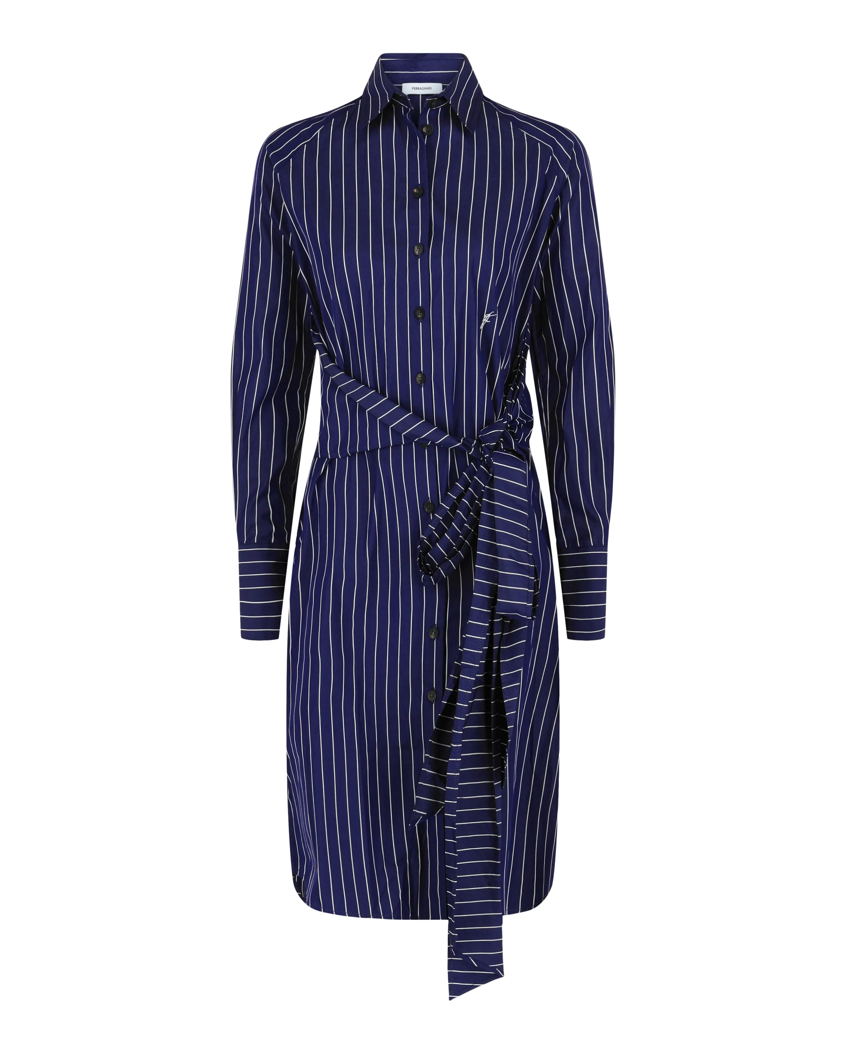 Ferragamo Pinstriped Shirt Dress sold by Zulily