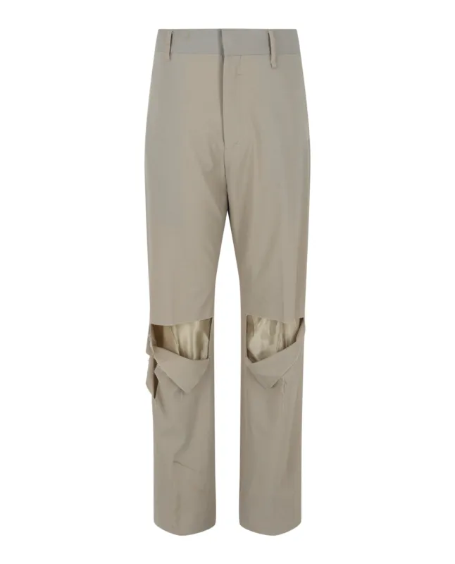 Givenchy Destroyed Straight Fit Pants made by Givenchy