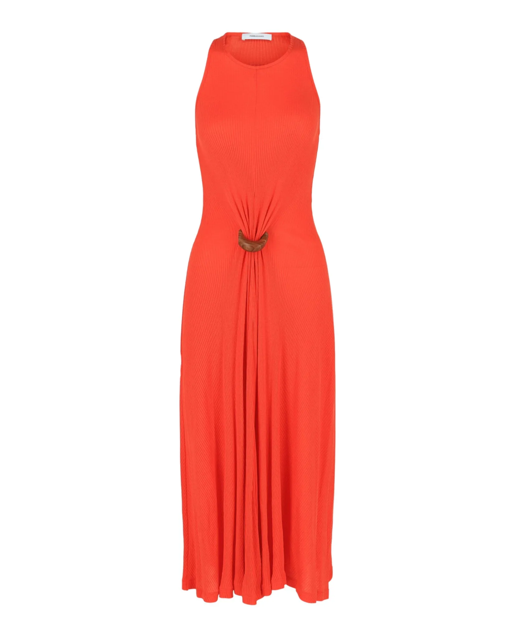 Ferragamo Sleeveless Ribbed Maxi Dress sold by Zulily