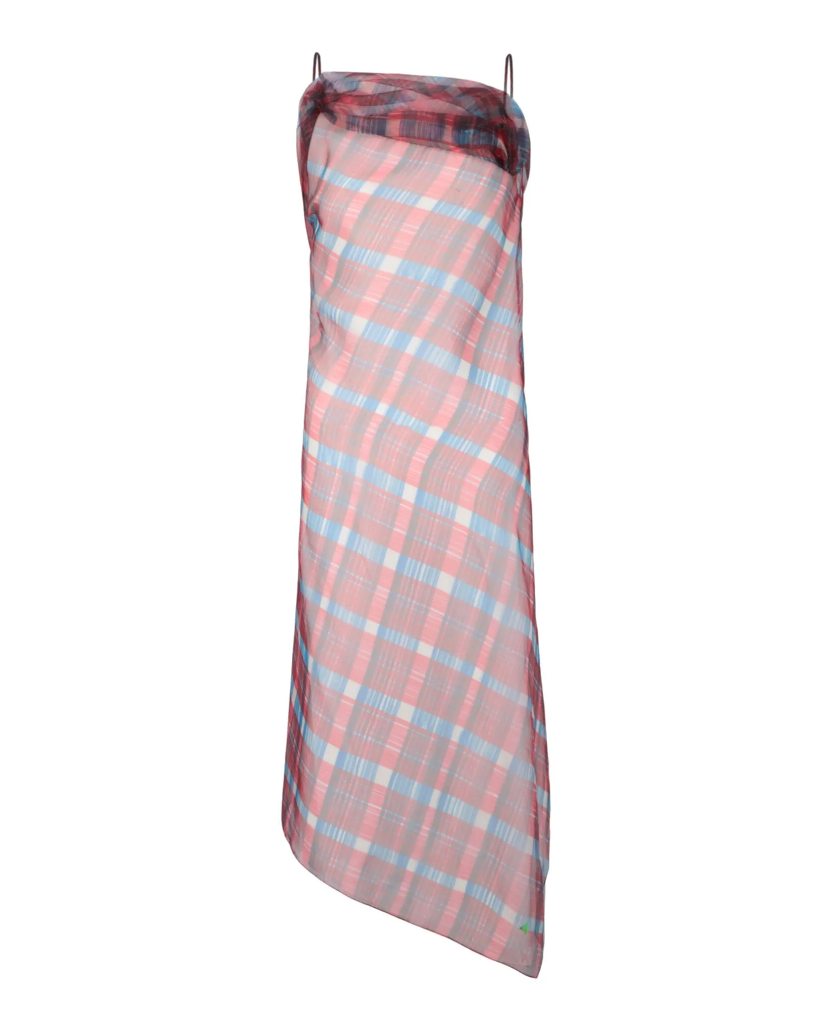 Ferragamo Plaid Asymmetrical Dress sold by Zulily