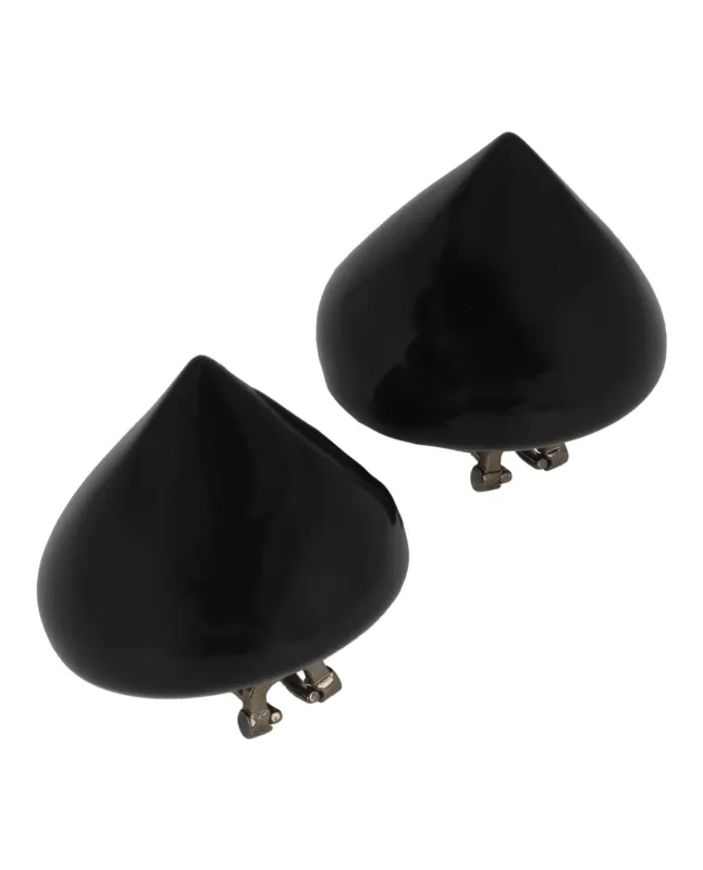 Ferragamo Large Sculptural Clip on Earrings made by Salvatore Ferragamo