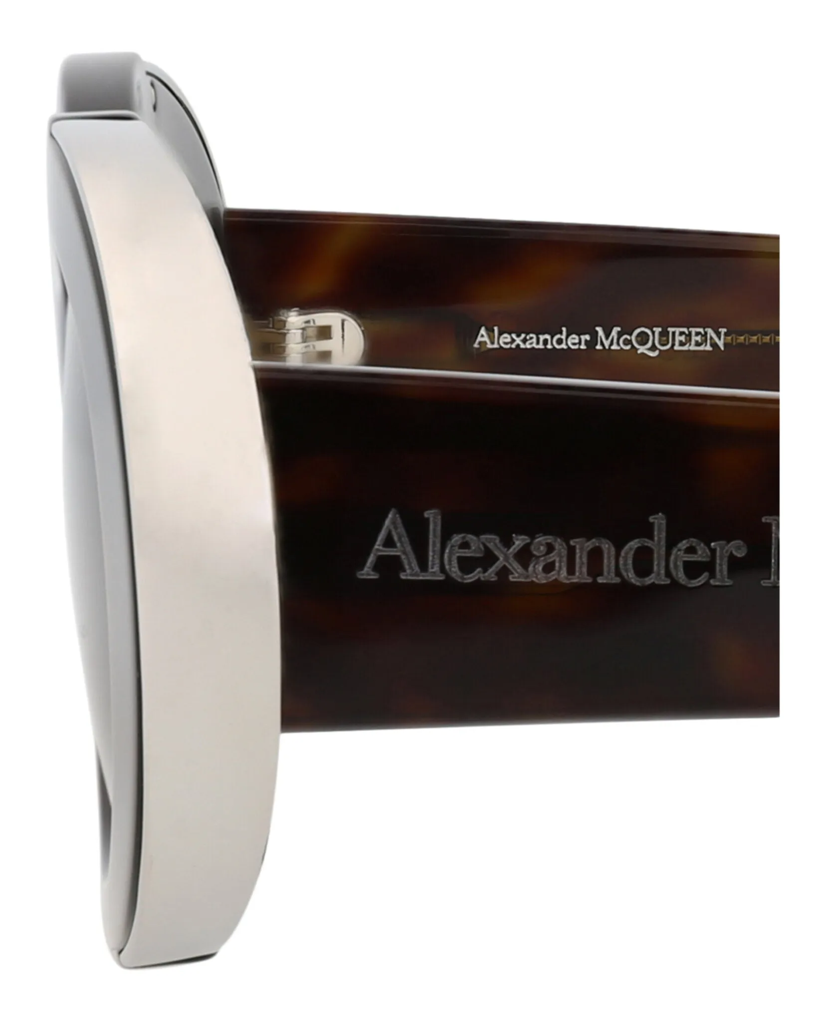 Alexander McQueen Round-Frame Recycled Acetate Sunglasses sold by Zulily product image thumbnail 4