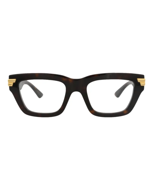 Bottega Veneta Square-Frame Acetate Optical Frames made by Bottega Veneta