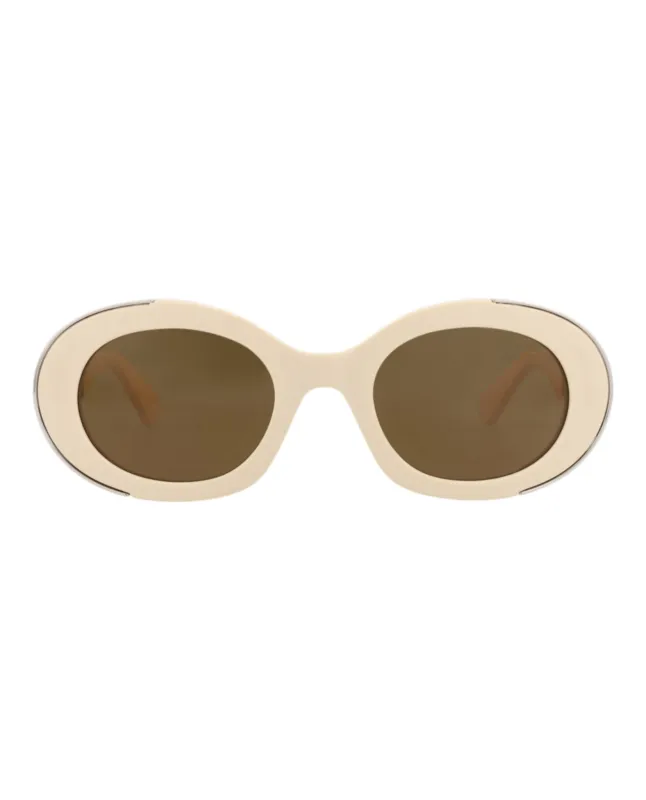 Alexander McQueen Round-Frame Recycled Acetate Sunglasses made by Alexander McQueen