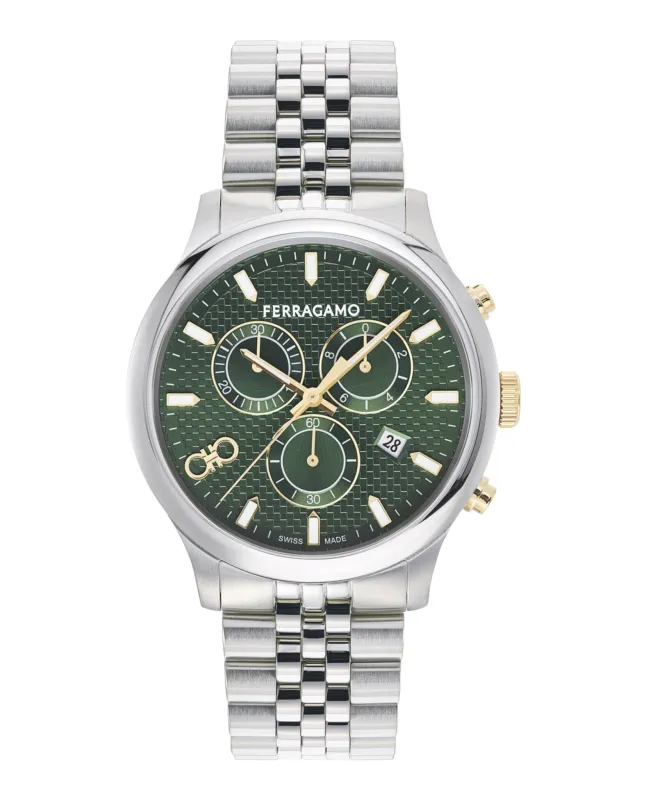 Ferragamo  Duo Chrono Bracelet Watch made by Salvatore Ferragamo