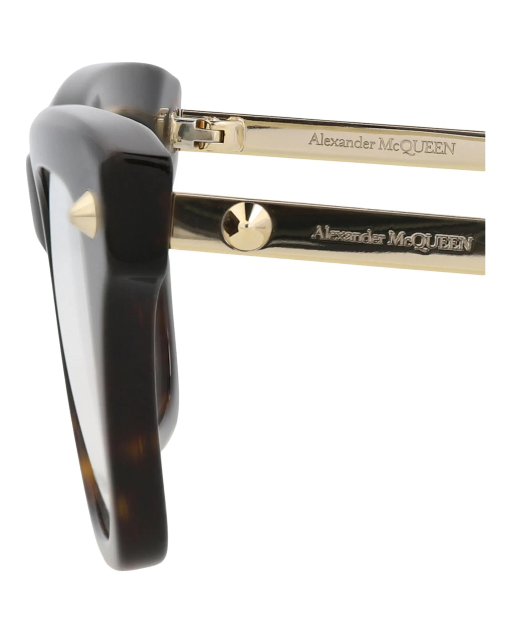 Alexander McQueen Square-Frame Recycled Acetate Optical Frames sold by Zulily product image thumbnail 4