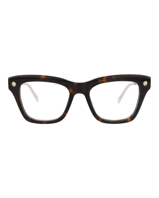 Alexander McQueen Square-Frame Recycled Acetate Optical Frames made by Alexander McQueen