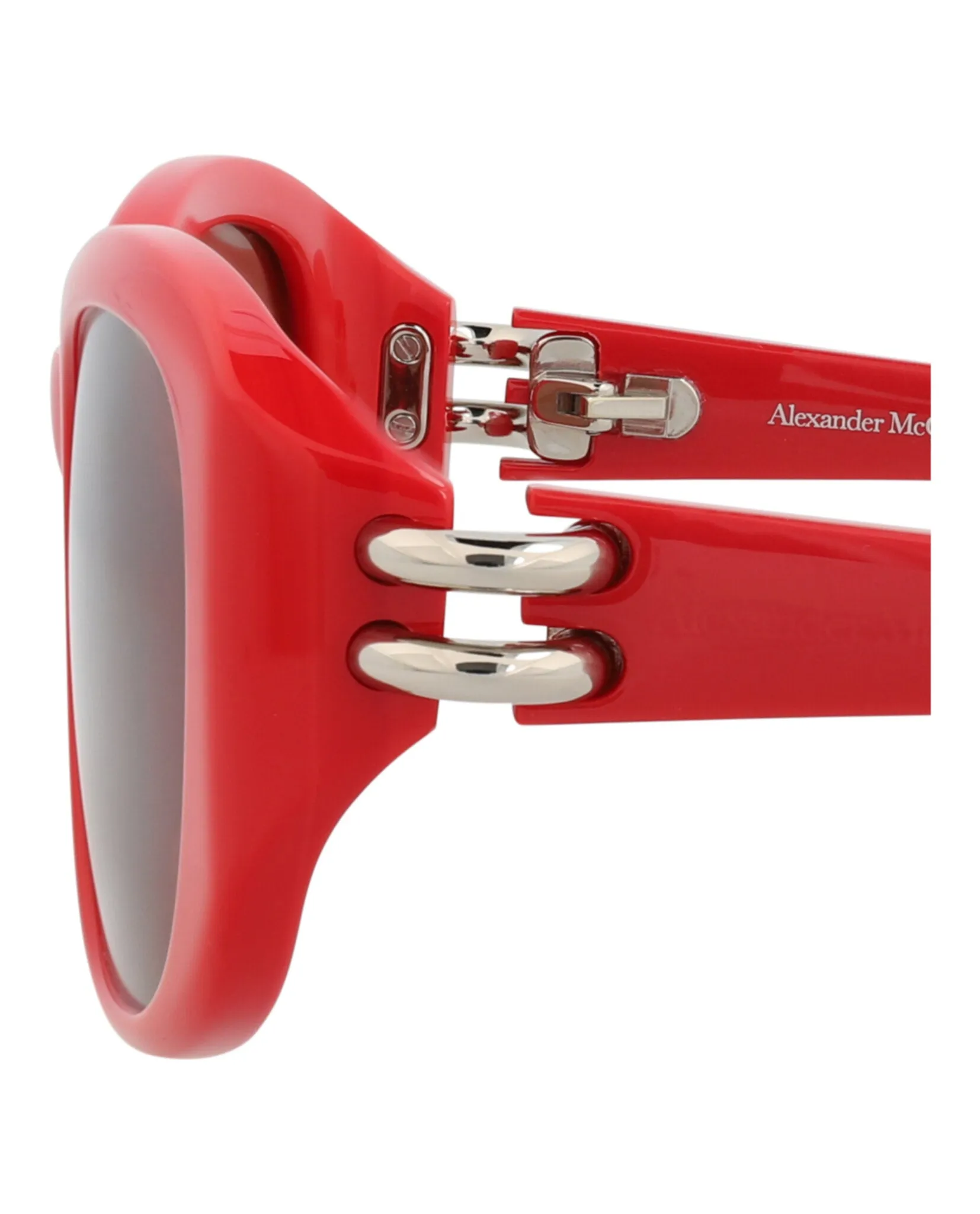 Alexander McQueen Round-Frame Recycled Acetate Sunglasses sold by Zulily product image thumbnail 4