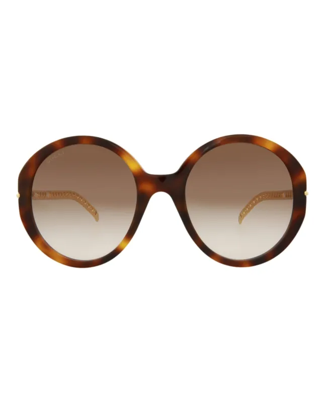 Gucci Round-Acetate Frame Sunglasses made by Gucci