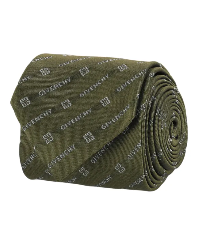 Givenchy Diagonal 4G Silk Tie made by Givenchy