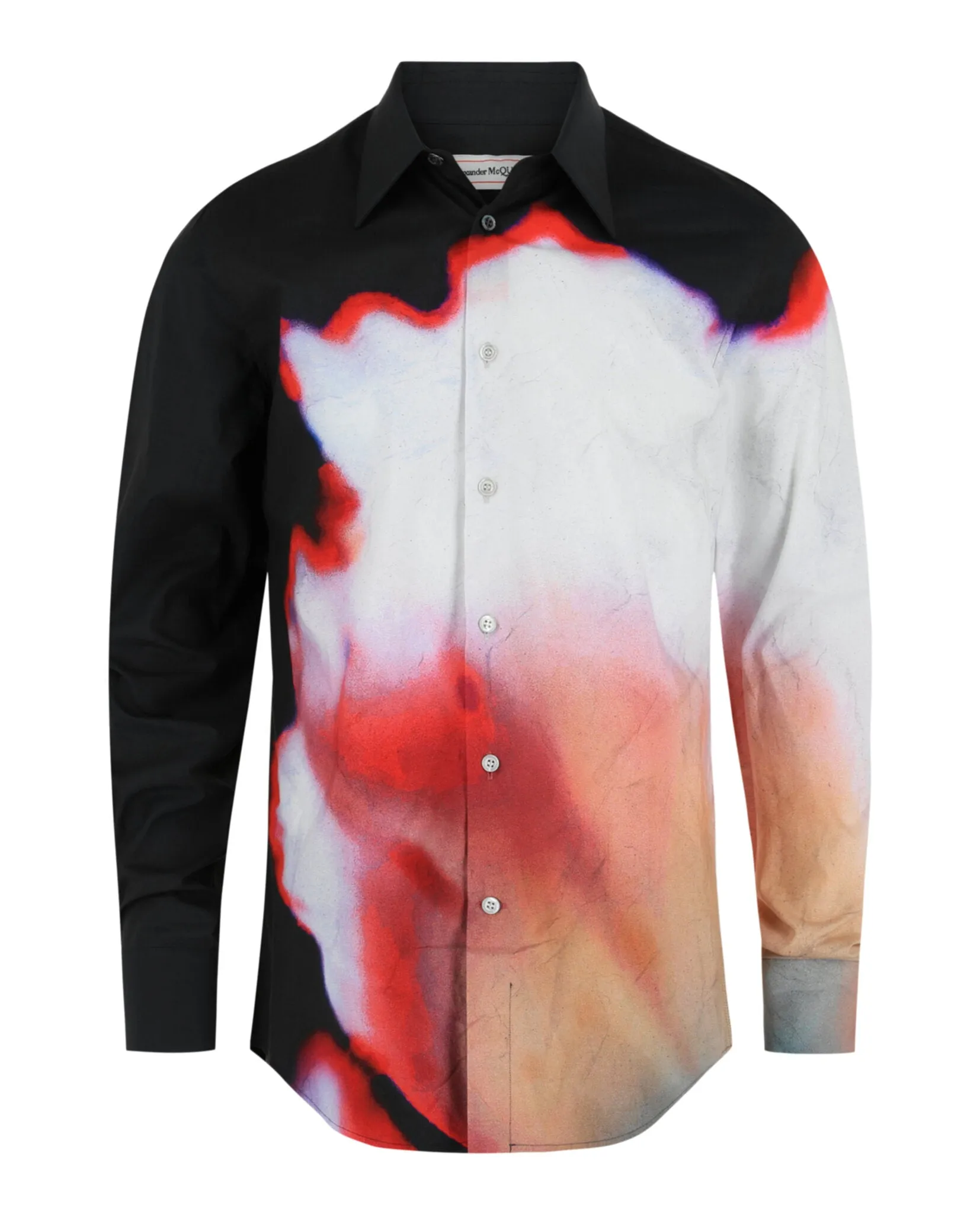 Alexander McQueen Solarized Floral Print Button Up Shirt sold by Zulily