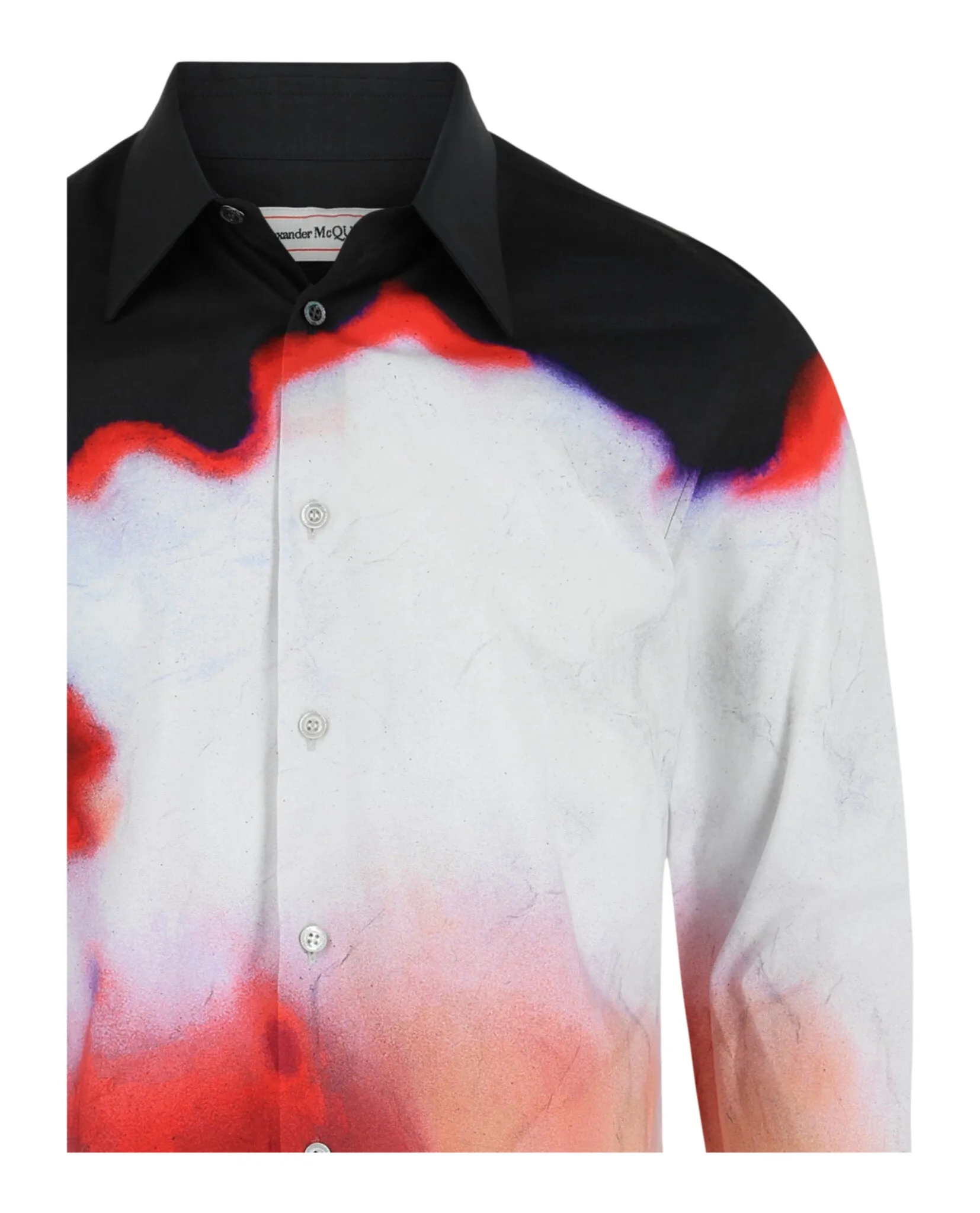 Alexander McQueen Solarized Floral Print Button Up Shirt sold by Zulily product image thumbnail 3
