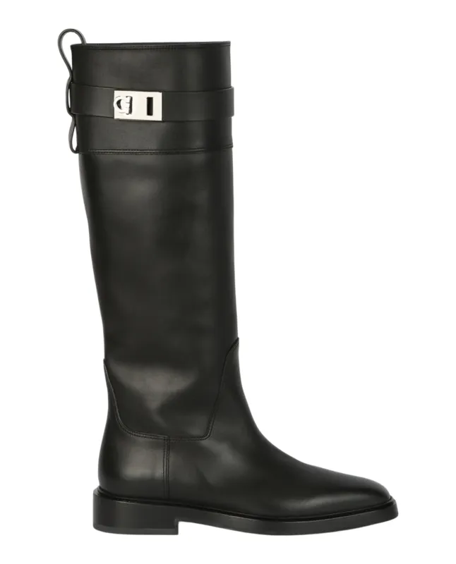 Ferragamo Bugo Knee-High Boots made by Salvatore Ferragamo