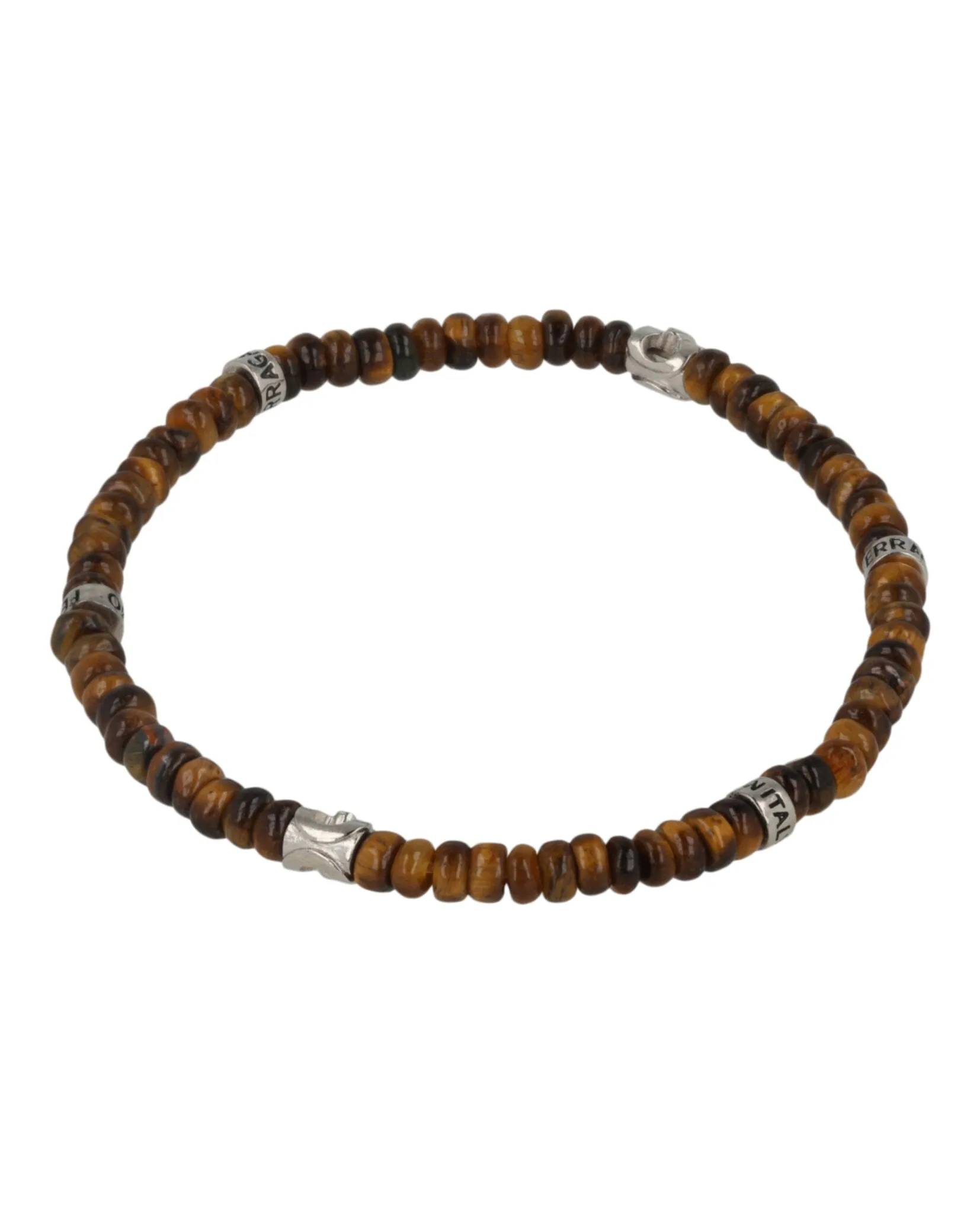 Ferragamo Small Tiger Eye Beadstone Bracelet sold by Zulily product image thumbnail 2