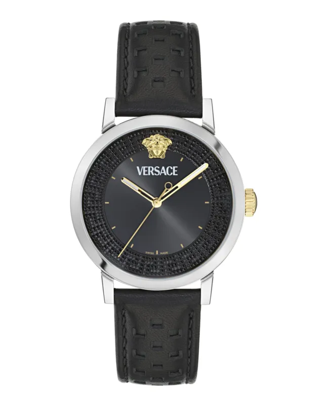 Versace Albireo Leather Watch made by Versace