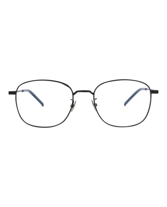 Saint Laurent Round-Frame Metal Optical Frames made by Yves Saint Laurent