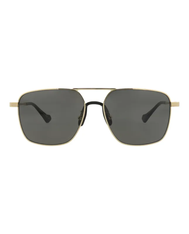 Gucci Aviator-Style Metal Sunglasses made by Gucci