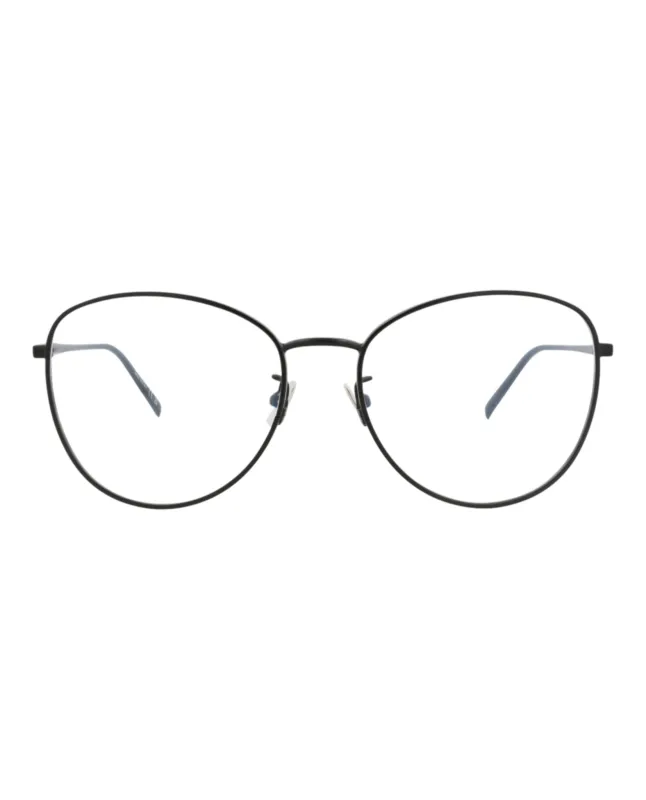 Saint Laurent Cat Eye-Frame Metal Optical Frames made by Yves Saint Laurent