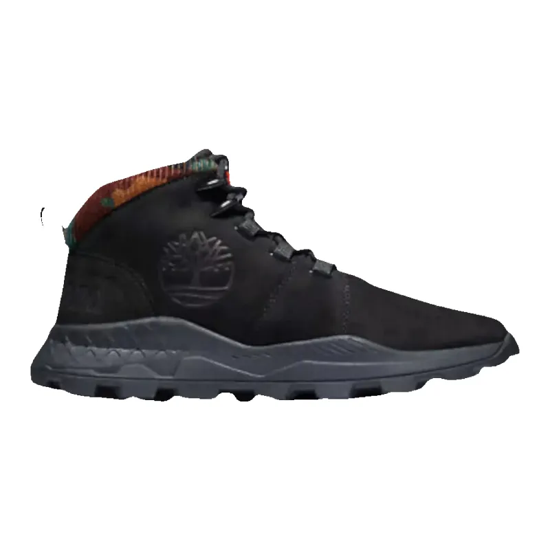 Timberland Brooklyn Mid Lace Men Boots Black made by Timberland