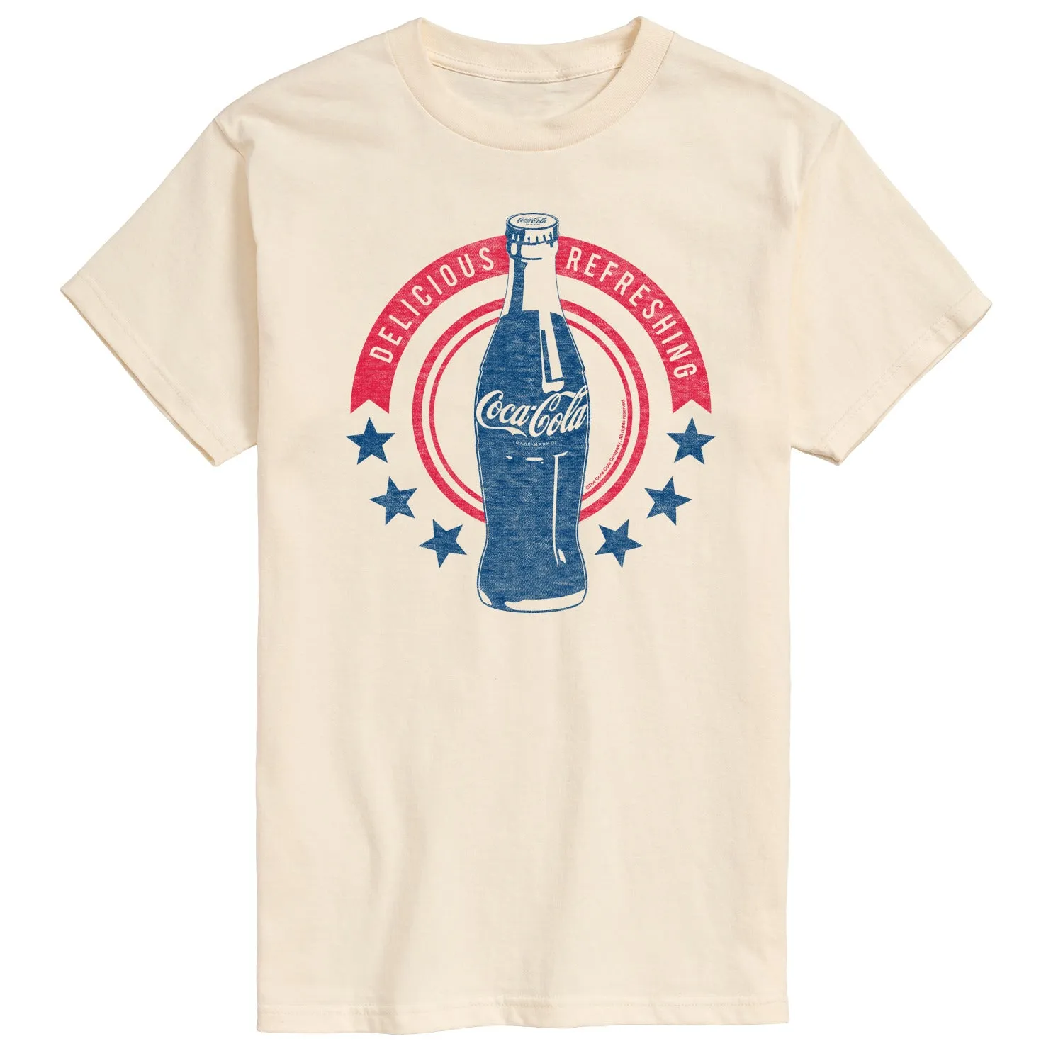 Coca-Cola - Stars Delicious Refreshing - Men's Short Sleeve T-Shirt sold by Zulily product image thumbnail 3