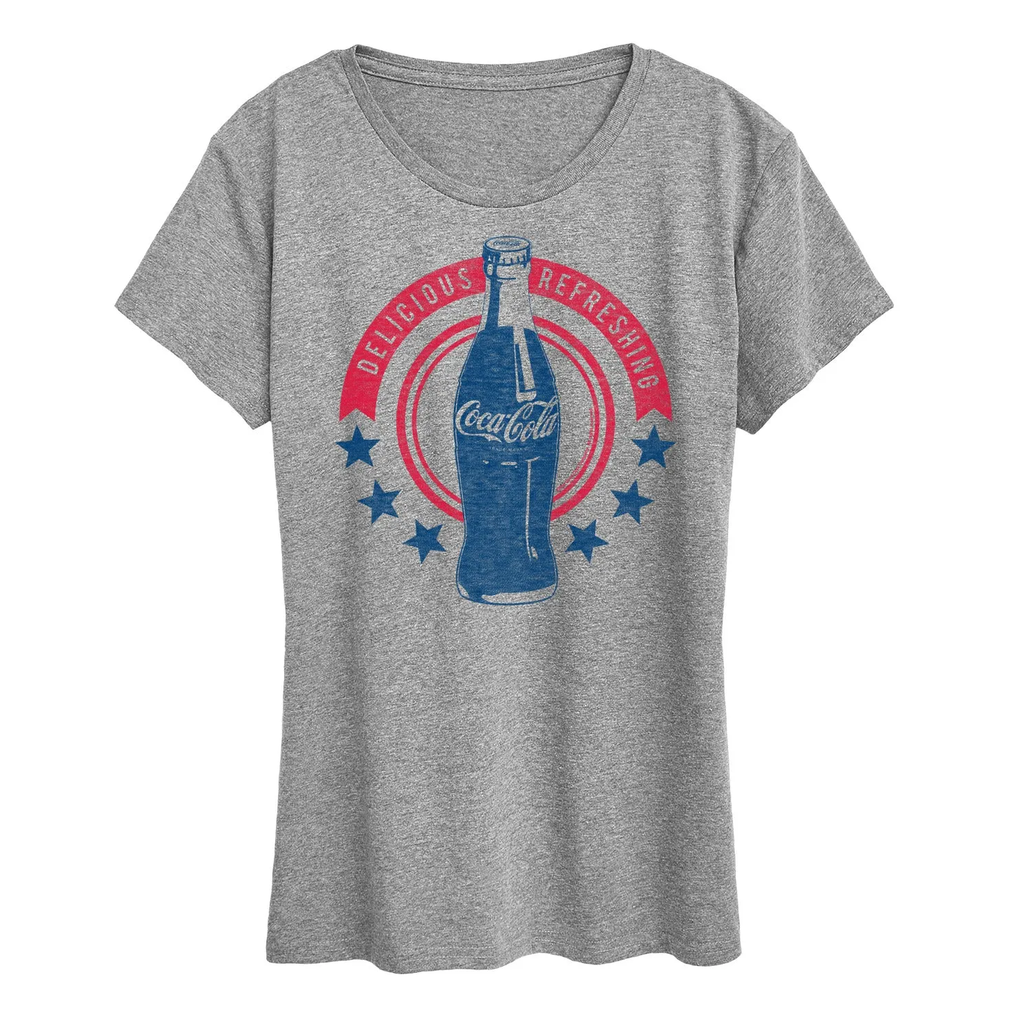 Coca-Cola - Stars Delicious Refreshing - Womens Short Sleeve Graphic T-Shirt sold by Zulily product image thumbnail 2