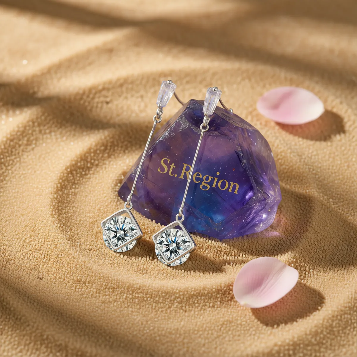 Crystal & Silvertone Round Drop Earrings sold by Zulily product image thumbnail 3