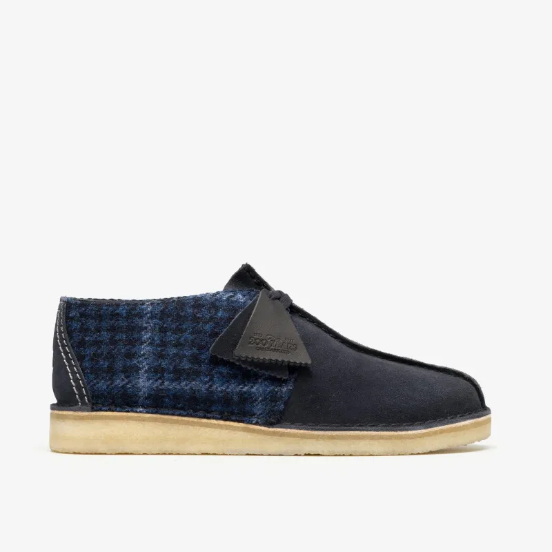 [26183779] Mens Clarks Desert Trek 'harris Tweed Navy' made by Clarks