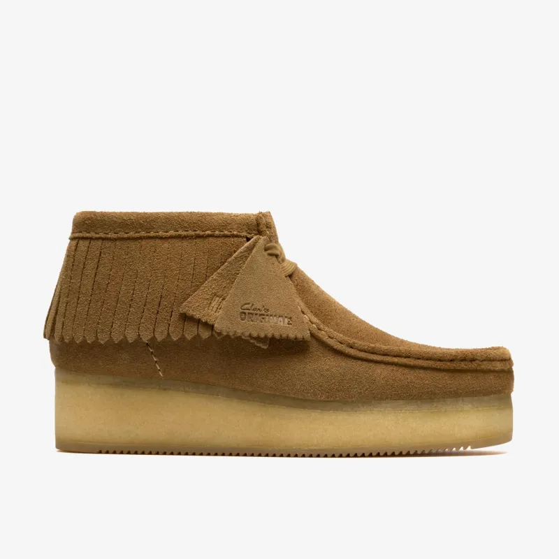 [26182855] Womens Clarks Wb Wedge Fringe made by Clarks